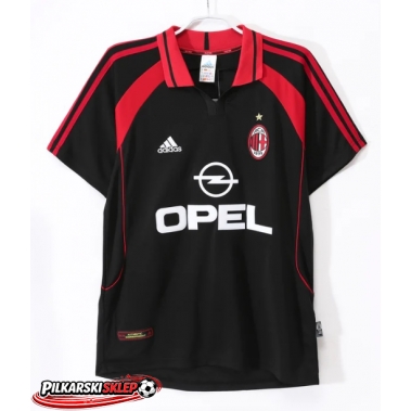 AC Milan 2000-2001 Koszulka Retro Trzecia Krótki Rękaw