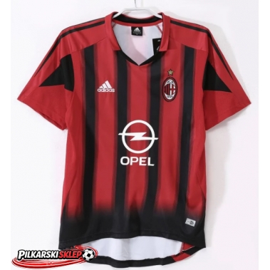 AC Milan 2004-2005 Koszulka Retro Podstawowa Krótki Rękaw