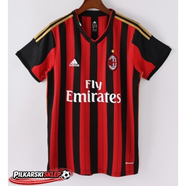 AC Milan 2013-2014 Koszulka Retro Podstawowa Krótki Rękaw