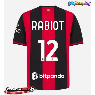 AC Milan Adrien Rabiot #12 Koszulka Podstawowa 2026-27 Krótki Rękaw