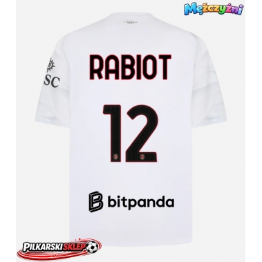 AC Milan Adrien Rabiot #12 Koszulka Wyjazdowa 2026-27 Krótki Rękaw