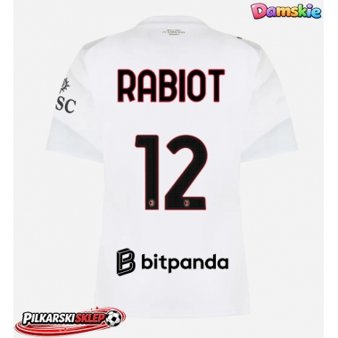 AC Milan Adrien Rabiot #12 Koszulka Wyjazdowa damskie 2026-27 Krótki Rękaw