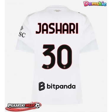AC Milan Ardon Jashari #30 Koszulka Wyjazdowa damskie 2026-27 Krótki Rękaw