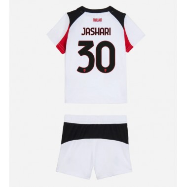 AC Milan Ardon Jashari #30 Koszulka Wyjazdowa dzieci 2025-26 Krótki Rękaw (+ krótkie spodenki) AC Milan Ardon Jashari #30 Koszulka Wyjazdowa dzieci 2025-26 Krótki Rękaw (+ krótkie spodenki)