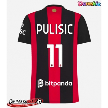 AC Milan Christian Pulisic #11 Koszulka Podstawowa damskie 2026-27 Krótki Rękaw