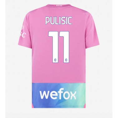 AC Milan Christian Pulisic #11 Koszulka Trzecia 2023-24 Krótki Rękaw