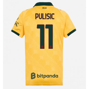 AC Milan Christian Pulisic #11 Koszulka Trzecia damskie 2025-26 Krótki Rękaw