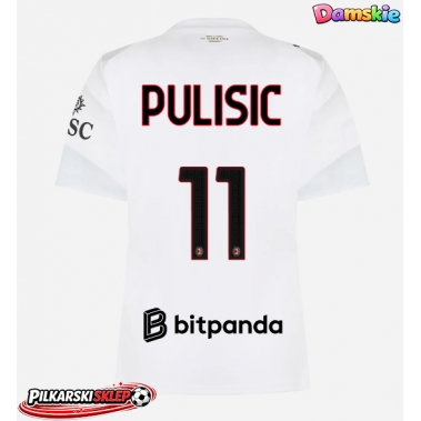 AC Milan Christian Pulisic #11 Koszulka Wyjazdowa damskie 2026-27 Krótki Rękaw