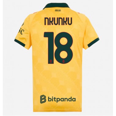 AC Milan Christopher Nkunku #18 Koszulka Trzecia damskie 2025-26 Krótki Rękaw AC Milan Christopher Nkunku #18 Koszulka Trzecia damskie 2025-26 Krótki Rękaw