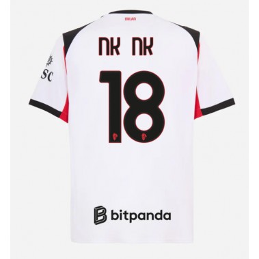 AC Milan Christopher Nkunku #18 Koszulka Wyjazdowa 2025-26 Krótki Rękaw AC Milan Christopher Nkunku #18 Koszulka Wyjazdowa 2025-26 Krótki Rękaw
