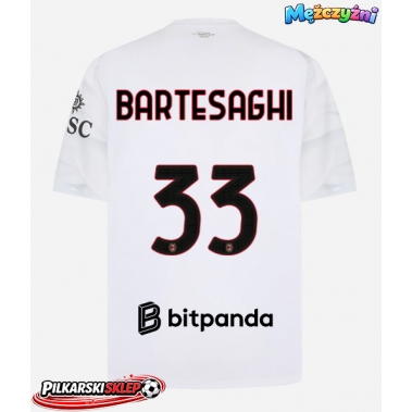 AC Milan Davide Bartesaghi #33 Koszulka Wyjazdowa 2026-27 Krótki Rękaw