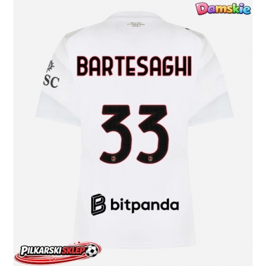 AC Milan Davide Bartesaghi #33 Koszulka Wyjazdowa damskie 2026-27 Krótki Rękaw