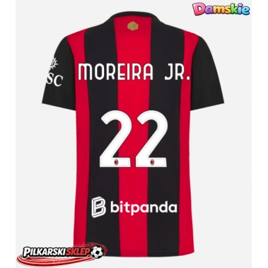 AC Milan Diego Moreira #22 Koszulka Podstawowa damskie 2026-27 Krótki Rękaw