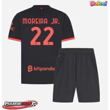 AC Milan Diego Moreira #22 Koszulka Trzecia dzieci 2026-27 Krótki Rękaw (+ krótkie spodenki)