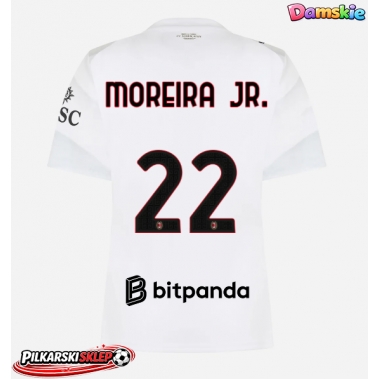 AC Milan Diego Moreira #22 Koszulka Wyjazdowa damskie 2026-27 Krótki Rękaw