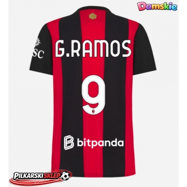 AC Milan Goncalo Ramos #9 Koszulka Podstawowa damskie 2026-27 Krótki Rękaw