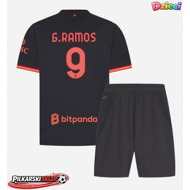 AC Milan Goncalo Ramos #9 Koszulka Trzecia dzieci 2026-27 Krótki Rękaw (+ krótkie spodenki)