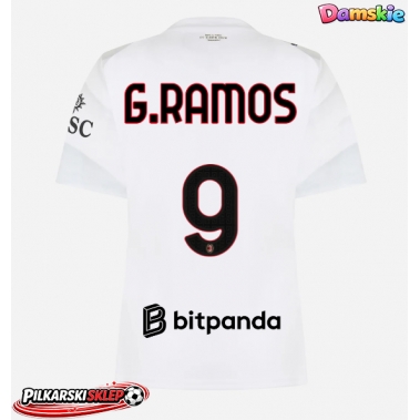 AC Milan Goncalo Ramos #9 Koszulka Wyjazdowa damskie 2026-27 Krótki Rękaw