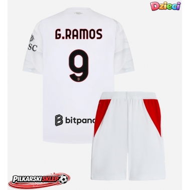AC Milan Goncalo Ramos #9 Koszulka Wyjazdowa dzieci 2026-27 Krótki Rękaw (+ krótkie spodenki)