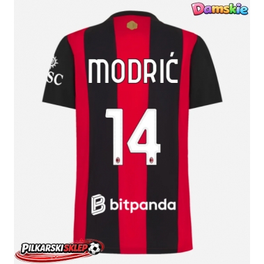 AC Milan Luka Modric #14 Koszulka Podstawowa damskie 2026-27 Krótki Rękaw