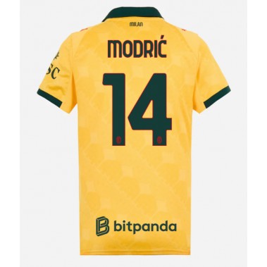 AC Milan Luka Modric #14 Koszulka Trzecia damskie 2025-26 Krótki Rękaw AC Milan Luka Modric #14 Koszulka Trzecia damskie 2025-26 Krótki Rękaw