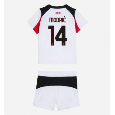 AC Milan Luka Modric #14 Koszulka Wyjazdowa dzieci 2025-26 Krótki Rękaw (+ krótkie spodenki) AC Milan Luka Modric #14 Koszulka Wyjazdowa dzieci 2025-26 Krótki Rękaw (+ krótkie spodenki)