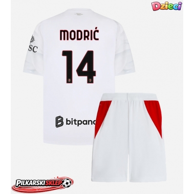 AC Milan Luka Modric #14 Koszulka Wyjazdowa dzieci 2026-27 Krótki Rękaw (+ krótkie spodenki)