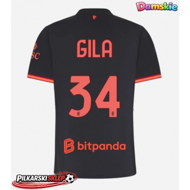 AC Milan Mario Gila #34 Koszulka Trzecia damskie 2026-27 Krótki Rękaw