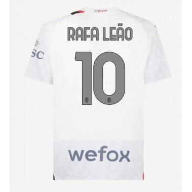 AC Milan Rafael Leao #10 Koszulka Wyjazdowa 2023-24 Krótki Rękaw