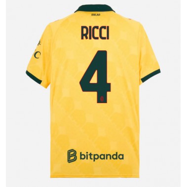 AC Milan Samuele Ricci #4 Koszulka Trzecia 2025-26 Krótki Rękaw AC Milan Samuele Ricci #4 Koszulka Trzecia 2025-26 Krótki Rękaw