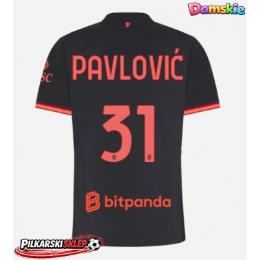 AC Milan Strahinja Pavlovic #31 Koszulka Trzecia damskie 2026-27 Krótki Rękaw