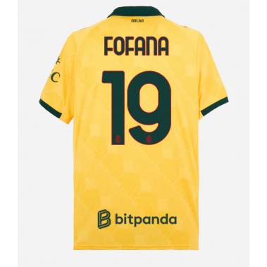 AC Milan Youssouf Fofana #19 Koszulka Trzecia 2025-26 Krótki Rękaw