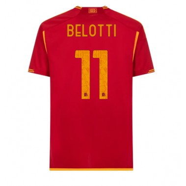 AS Roma Andrea Belotti #11 Koszulka Podstawowa 2023-24 Krótki Rękaw