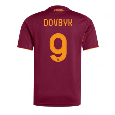 AS Roma Artem Dovbyk #9 Koszulka Podstawowa 2025-26 Krótki Rękaw