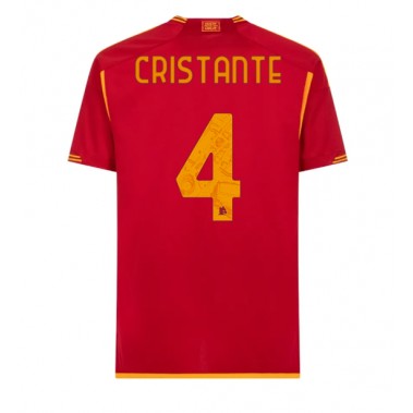 AS Roma Bryan Cristante #4 Koszulka Podstawowa 2023-24 Krótki Rękaw