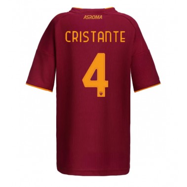 AS Roma Bryan Cristante #4 Koszulka Podstawowa damskie 2025-26 Krótki Rękaw