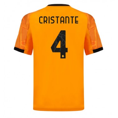 AS Roma Bryan Cristante #4 Koszulka Wyjazdowa 2025-26 Krótki Rękaw