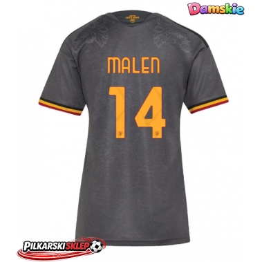 AS Roma Donyell Malen #14 Koszulka Trzecia damskie 2026-27 Krótki Rękaw