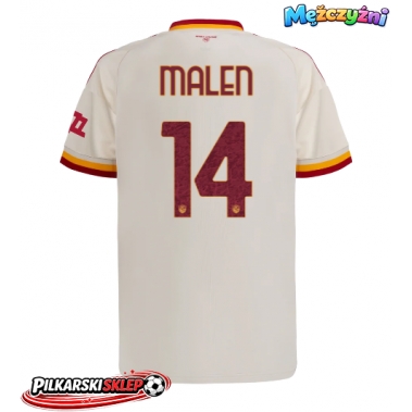 AS Roma Donyell Malen #14 Koszulka Wyjazdowa 2026-27 Krótki Rękaw