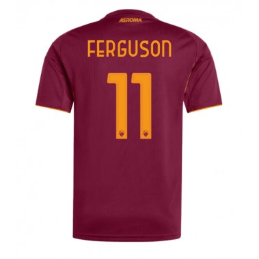 AS Roma Evan Ferguson #11 Koszulka Podstawowa 2025-26 Krótki Rękaw