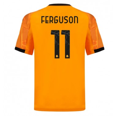 AS Roma Evan Ferguson #11 Koszulka Wyjazdowa 2025-26 Krótki Rękaw