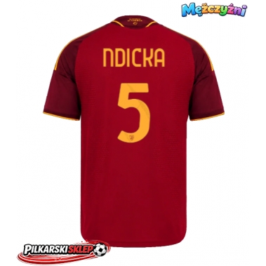 AS Roma Evan Ndicka #5 Koszulka Podstawowa 2026-27 Krótki Rękaw