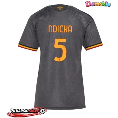 AS Roma Evan Ndicka #5 Koszulka Trzecia damskie 2026-27 Krótki Rękaw