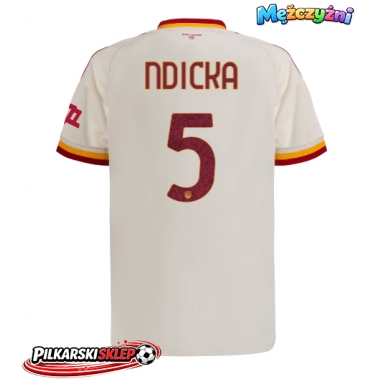 AS Roma Evan Ndicka #5 Koszulka Wyjazdowa 2026-27 Krótki Rękaw