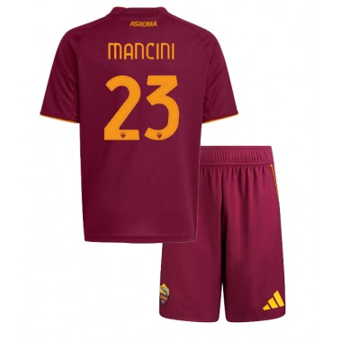 AS Roma Gianluca Mancini #23 Koszulka Podstawowa dzieci 2025-26 Krótki Rękaw (+ krótkie spodenki) AS Roma Gianluca Mancini #23 Koszulka Podstawowa dzieci 2025-26 Krótki Rękaw (+ krótkie spodenki)