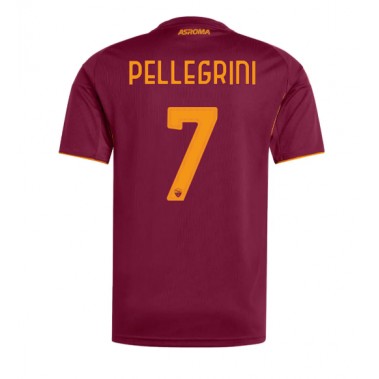 AS Roma Lorenzo Pellegrini #7 Koszulka Podstawowa 2025-26 Krótki Rękaw AS Roma Lorenzo Pellegrini #7 Koszulka Podstawowa 2025-26 Krótki Rękaw