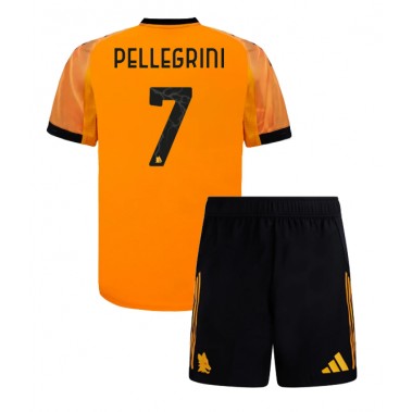 AS Roma Lorenzo Pellegrini #7 Koszulka Wyjazdowa dzieci 2025-26 Krótki Rękaw (+ krótkie spodenki) AS Roma Lorenzo Pellegrini #7 Koszulka Wyjazdowa dzieci 2025-26 Krótki Rękaw (+ krótkie spodenki)