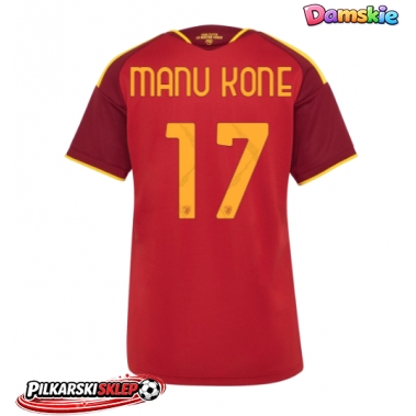 AS Roma Manu Kone #17 Koszulka Podstawowa damskie 2026-27 Krótki Rękaw