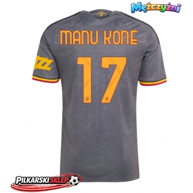 AS Roma Manu Kone #17 Koszulka Trzecia 2026-27 Krótki Rękaw