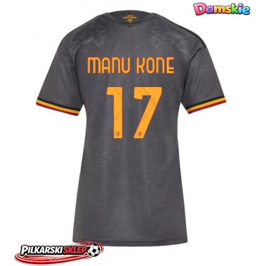 AS Roma Manu Kone #17 Koszulka Trzecia damskie 2026-27 Krótki Rękaw